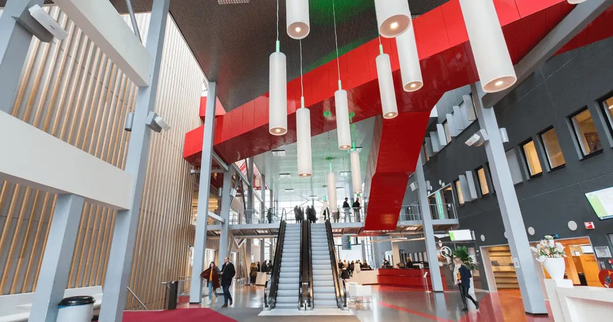 Saxion Enschede - interiér kampusu